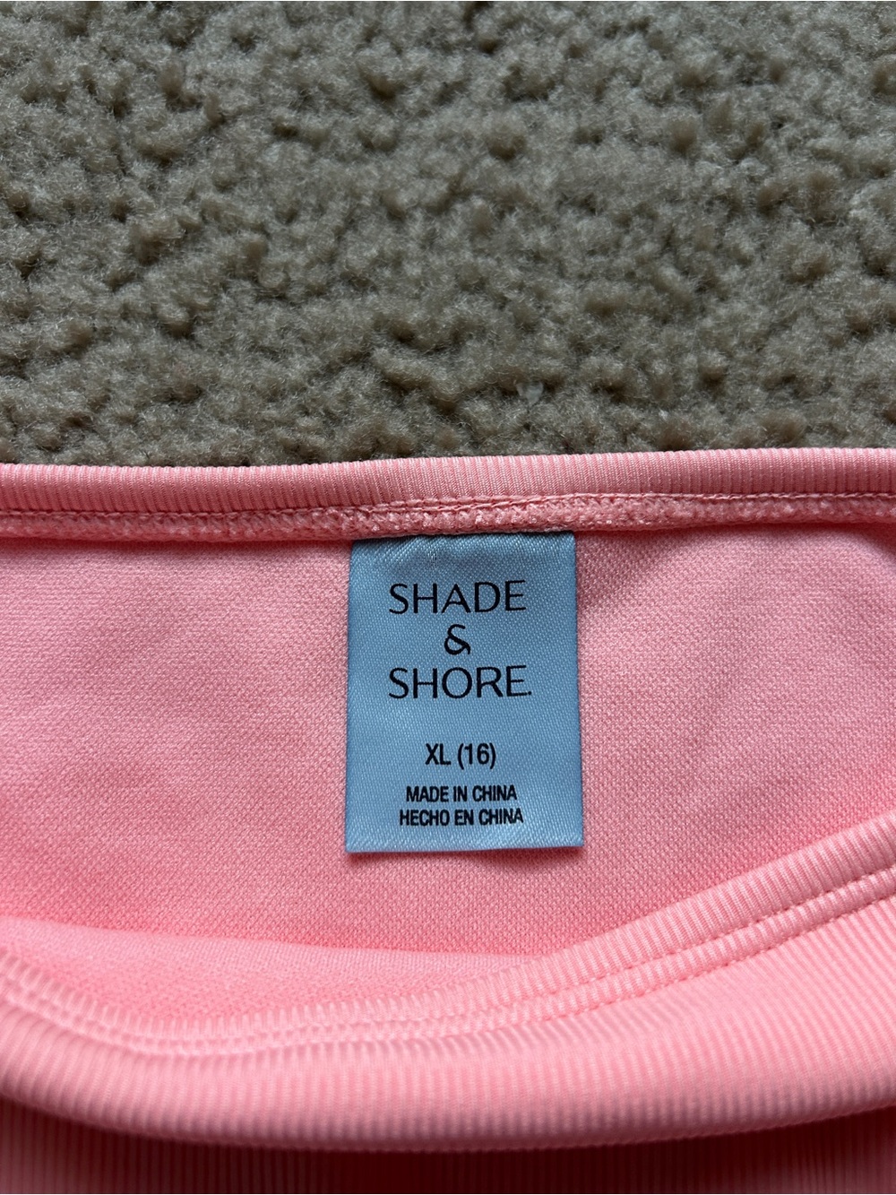 Shade & Shore Pink Ribbed Bikini Bottom - Picture 3 of 8